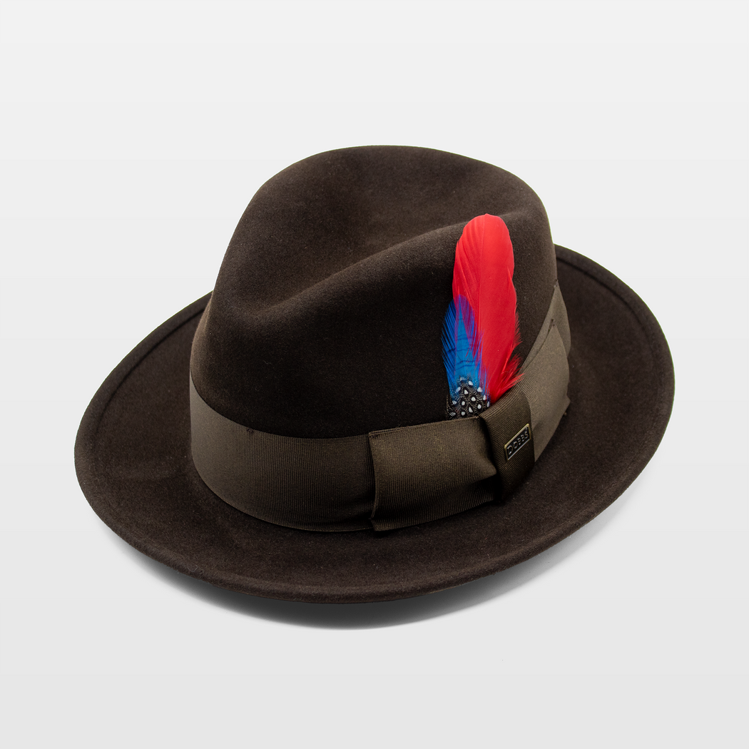 Dobbs 100% Wool Felt Fleetwood Hats in Black