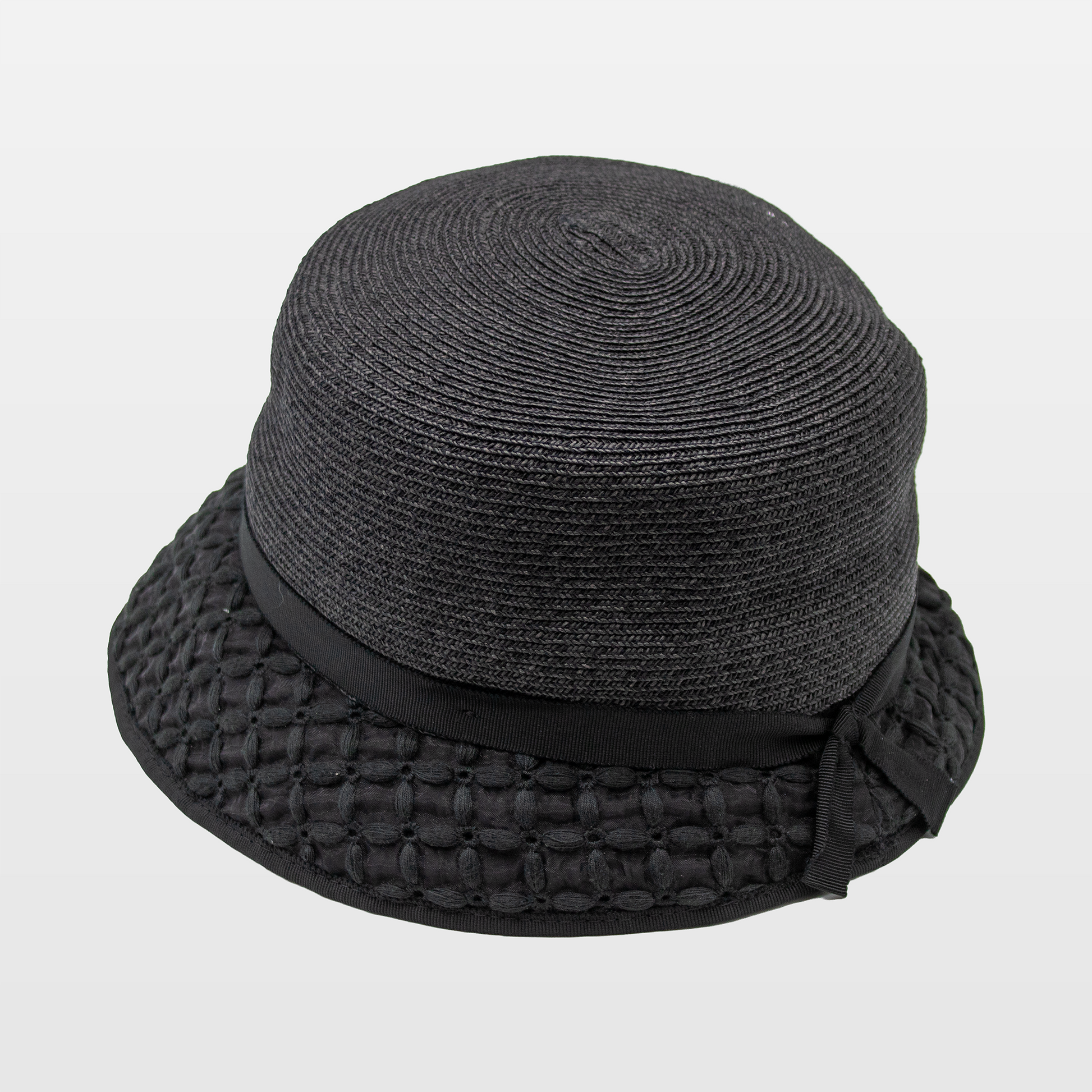 Gardenia Straw Cloche